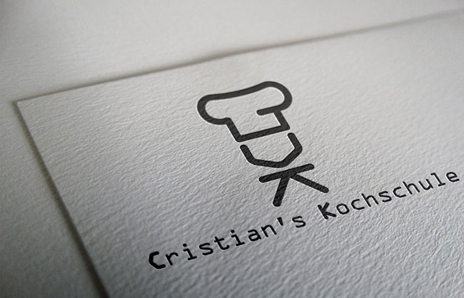 Disegno del logo per lo chef Cristian