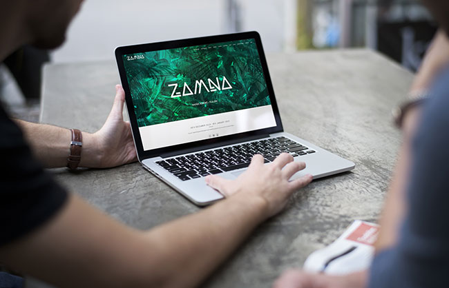 Creazione sito web Zamna Festival Tulum