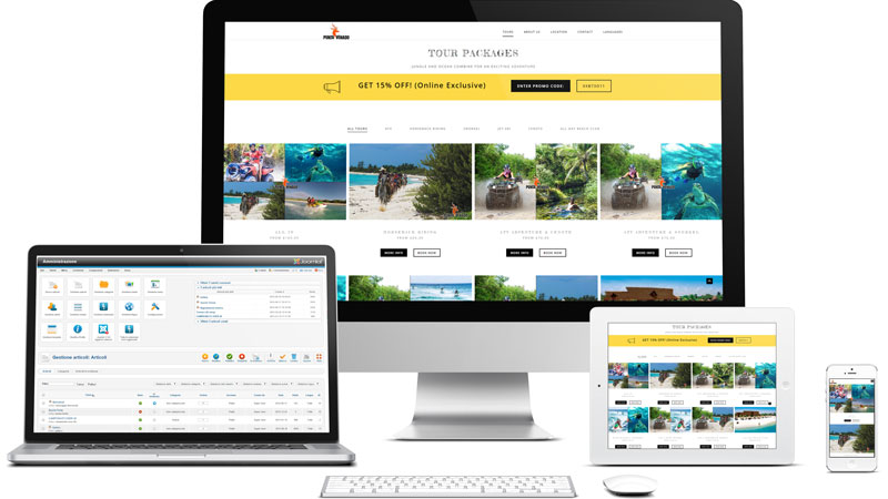 Realizzazione siti web e-Commerce a Playa del Carmen