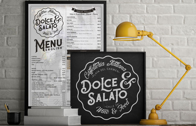 Branding cafetería Dolce e Salato